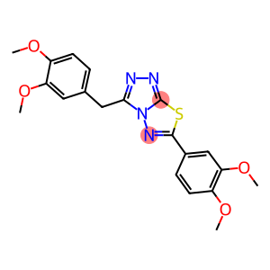 3-(3,4-dimethoxybenzyl)-6-(3,4-dimethoxyphenyl)[1,2,4]triazolo[3,4-b][1,3,4]thiadiazole