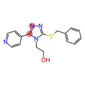 2-[3-(benzylsulfanyl)-5-(4-pyridinyl)-4H-1,2,4-triazol-4-yl]ethanol