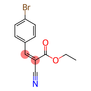 2-Propenoic acid, 3-(4-bromophenyl)-2-cyano-, ethyl ester, (2Z)-