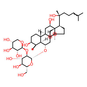 β-D-Glucopyranoside, (3β,6α,12β,20R)-3,12,20-trihydroxydammar-24-en-6-yl 2-O-β-D-xylopyranosyl-