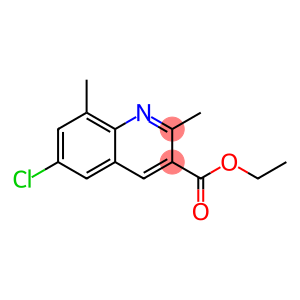 6-CHLORO-2,8-DIMETHYLQUINOLINE-3-CARBOXYLIC ACID ETHYL ESTER