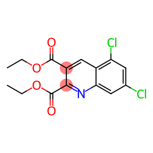 5,7-DICHLOROQUINOLINE-2,3-DICARBOXYLIC ACID DIETHYL ESTER