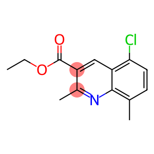 5-CHLORO-2,8-DIMETHYLQUINOLINE-3-CARBOXYLIC ACID ETHYL ESTER