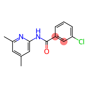 N-(4,6-dimethyl-2-pyridinyl)-3-chlorobenzamide