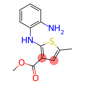 2-[(2-AMinophenyl)aMino]-5-Methyl-3-thiophenecarboxylic Acid Methyl Ester