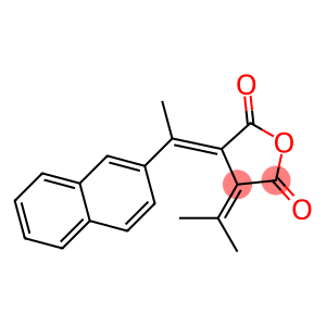 3-ISOPROPYLIDENE-4-[1-NAPHTHALEN-2-YL-ETH-(E)-YLIDENE]-DIHYDRO-FURAN-2,5-DIONE