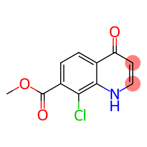 甲基-8-氯-4-氧代-1,4-二氢喹啉-7-羧酸乙酯