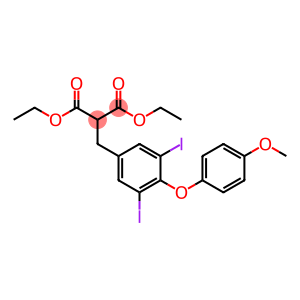 [3,5-diiodo-4-(4-methoxy-phenoxy)-benzyl]-malonic acid diethyl ester
