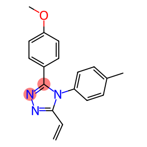 3-(4-METHOXYPHENYL)-4-P-TOLYL-5-VINYL-4H-1,2,4-TRIAZOLE