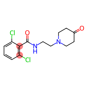 2,6-DICHLORO-N-(2-(4-OXOPIPERIDIN-1-YL)ETHYL)BENZAMIDE