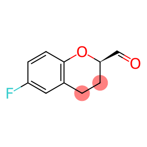 2H-1-Benzopyran-2-carboxaldehyde, 6-fluoro-3,4-dihydro-, (2R)-