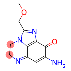 9H-Imidazo[1,5,4-de]quinoxalin-9-one,  8-amino-4,5-dihydro-2-(methoxymethyl)-