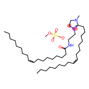 (Z,Z)-2-(8-Heptadecenyl)-4,5-dihydro-1-methyl-3-(2-((1-oxo-9-octadecen yl)amino)ethyl)-1H-imidazolium methyl sulphate