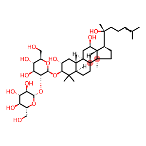 β-D-Glucopyranoside, (2α,3β,12β,20R)-2,12,20-trihydroxydammar-24-en-3-yl 2-O-β-D-glucopyranosyl-