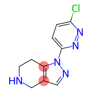 1H-PYRAZOLO[4,3-C]PYRIDINE, 1-(6-CHLORO-3-PYRIDAZINYL)-4,5,6,7-TETRAHYDRO-