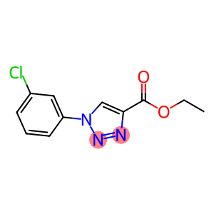 1-(3-Chloro-phenyl)-1H-[1,2,3]triazole-4-carboxylic acid ethyl ester