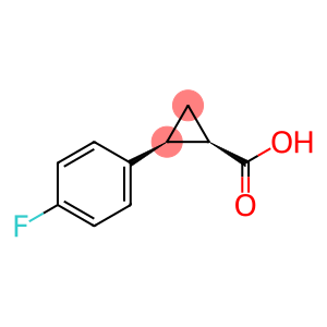 Cyclopropanecarboxylic acid, 2-(4-fluorophenyl)-, (1R,2S)-rel-
