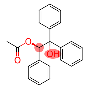 (1R)-2-hydroxy-1,2,2-triphenylethyl acetate