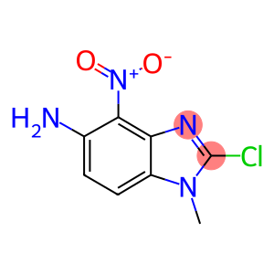 2-CHLORO-1-METHYL-4-NITRO-1H-BENZO[D]IMIDAZOL-5-AMINE