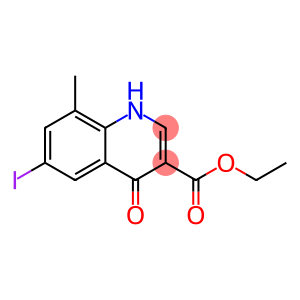 3-Quinolinecarboxylic acid, 1,4-dihydro-6-iodo-8-methyl-4-oxo-, ethyl ester