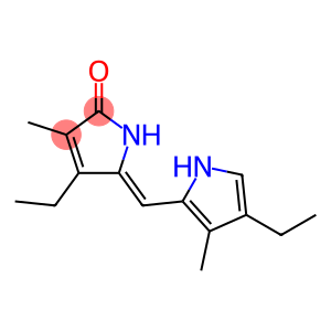 2H-Pyrrol-2-one,  4-ethyl-5-[(4-ethyl-3-methyl-1H-pyrrol-2-yl)methylene]-1,5-dihydro-3-methyl-,  (5Z)-