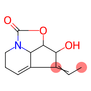 1H-2-Oxa-7a-azacyclopent[cd]inden-1-one,  4-ethylidene-2a,3,4,6,7,7b-hexahydro-3-hydroxy-,  (2a-alpha-,3-alpha-,4E,7b-alpha-)-  (9CI)