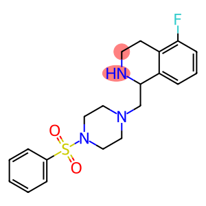 5-Fluoro-1-((4-(Phenylsulfonyl)Piperazin-1-Yl)Methyl)-1,2,3,4-Tetrahydroisoquinoline