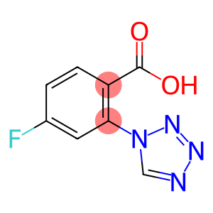 Benzoic acid, 4-fluoro-2-(1H-tetrazol-1-yl)-