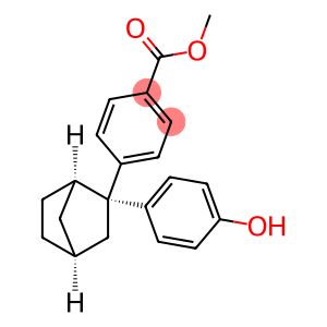 4-[3-(4-hydroxyphenyl)-3-bicyclo[2.2.1]heptanyl]benzoic acid methyl ester