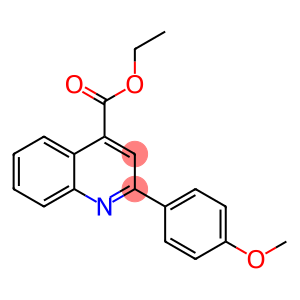 4-Quinolinecarboxylic acid, 2-(4-Methoxyphenyl)-, ethyl ester