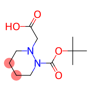 2-(Tetrahydro-2H-pyridazin-1-yl)acetic acid, N2-BOC protected