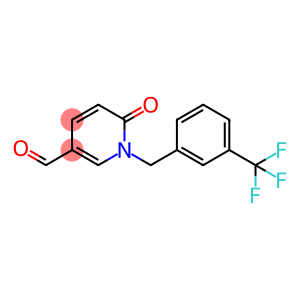 6-oxo-1-[3-(trifluoromethyl)benzyl]-1,6-dihydro-3-pyridinecarbaldehyde