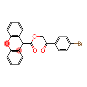 2-(4-bromophenyl)-2-oxoethyl 9H-xanthene-9-carboxylate