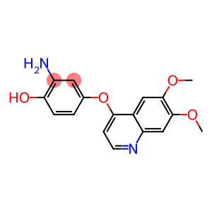 2-aMino-4-(6,7-diMethoxyquinolin-4-yloxy)phenol