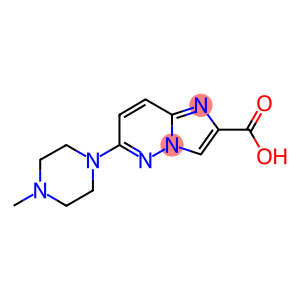 6-(4-methyl-1-piperazinyl)imidazo[1,2-b]pyridazine-2-carboxylic acid