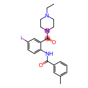 N-{2-[(4-ethyl-1-piperazinyl)carbonyl]-4-iodophenyl}-3-methylbenzamide
