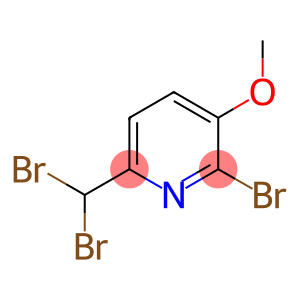 2-bromo-6-(dibromomethyl)-3-pyridinyl methyl ether