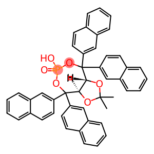 (3aR,8aR)-Tetrahydro-6-hydroxy-2,2-dimethyl-4,4,8,8-tetra-2-naphthalenyl-6-oxide-1,3-dioxolo[4,5-e][1,3,2]dioxaphosphepin