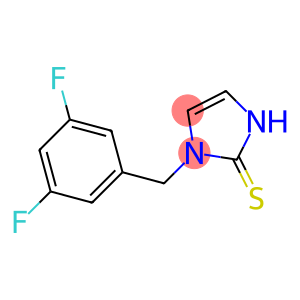 1-[(3,5-Difluorophenyl)methyl]-1,3-dihydro-2H-imidazole-2-thione