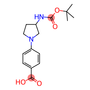[1-(4-CARBOXY-PHENYL)-PYRROLIDIN-3-YL]-CARBAMIC ACID TERT-BUTYL ESTER
