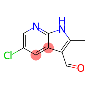 1H-Pyrrolo[2,3-b]pyridine-3-carboxaldehyde, 5-chloro-2-Methyl-