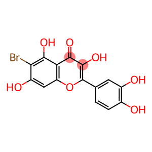 4H-1-Benzopyran-4-one, 6-bromo-2-(3,4-dihydroxyphenyl)-3,5,7-trihydroxy-