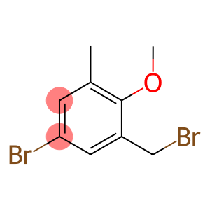 5-bromo-1-(bromomethyl)-2-methoxy-3-methylbenzene