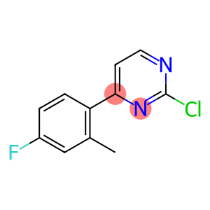 2-Chloro-4-(4-fluoro-2-methyl-phenyl)-pyrimidine