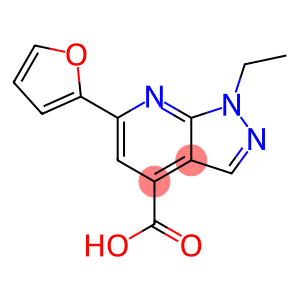 1-ethyl-6-(furan-2-yl)pyrazolo[3,4-b]pyridine-4-carboxylic acid