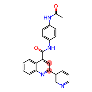 N-[4-(acetylamino)phenyl]-2-(pyridin-3-yl)quinoline-4-carboxamide