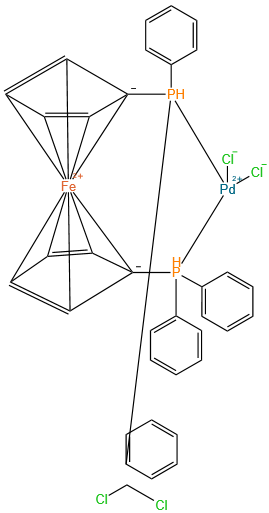 Dichloro[1,1'-bis(diphenylphosphino)ferrocene]palladium(II) dichloromethane adduct