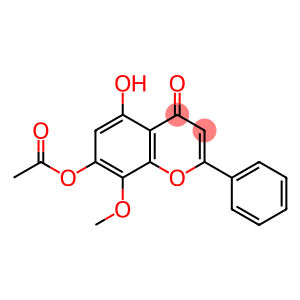 5-羟基-7-乙酰氧基-8-甲氧基黄酮