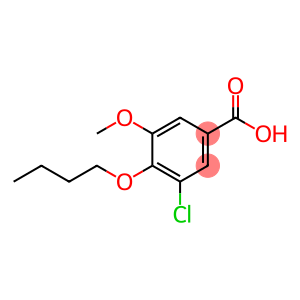 Benzoic acid, 4-butoxy-3-chloro-5-methoxy-