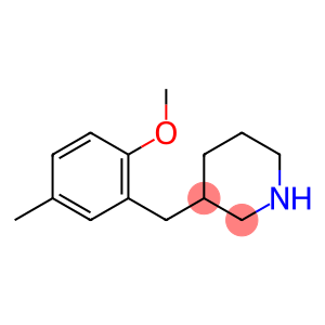 3-[(2-methoxy-5-methylphenyl)methyl]piperidine